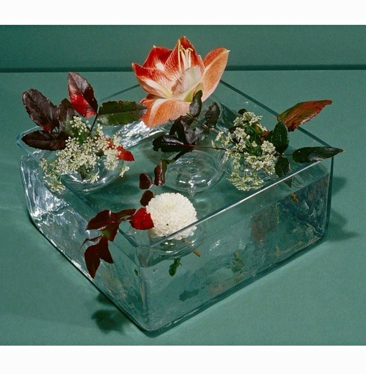 Vintage 1992 Tsé & Tsé Fleurs Flottantes Floating Flower Vase Complete Boxed Set
