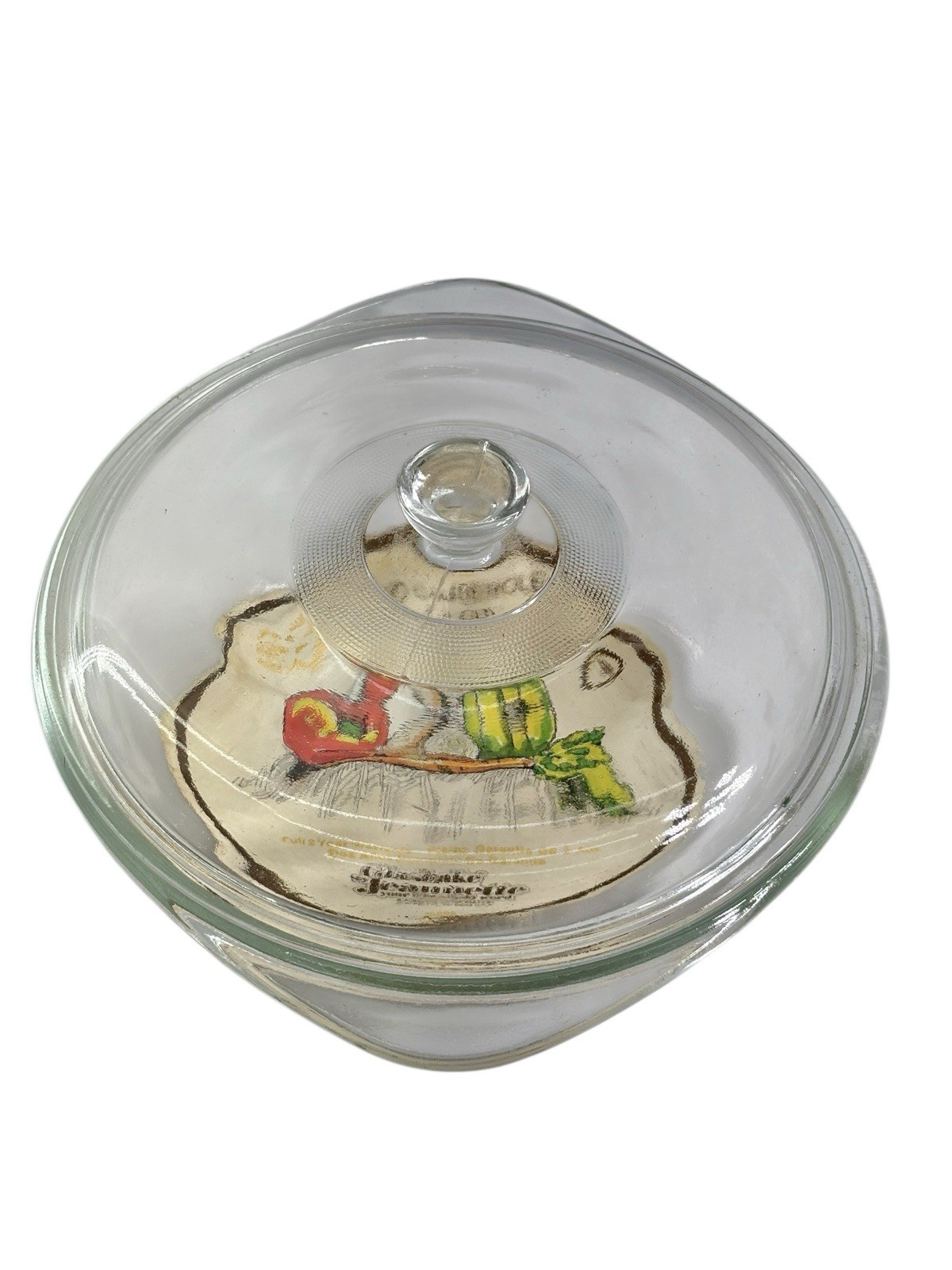 Vintage Glasbake by Jeannette 2 Qt Covered Casserole #205