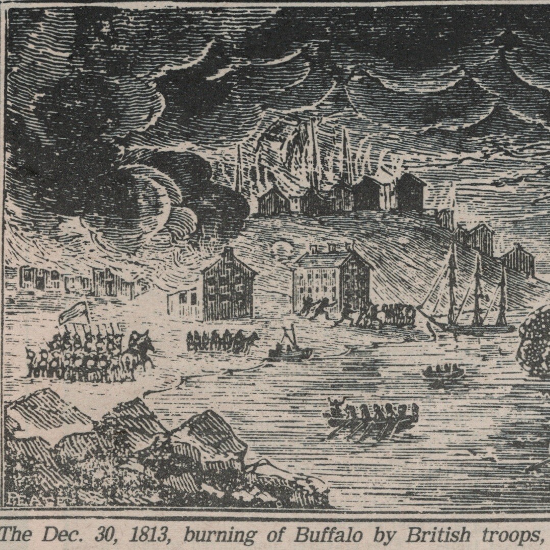 The 1813 Burning of Buffalo 1982 Newspaper Clipping History NY Historic Society