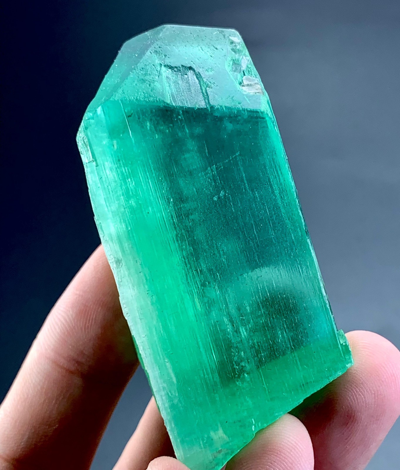 428  Carat Hiddenite Kunzite Crystal From Afghanistan 