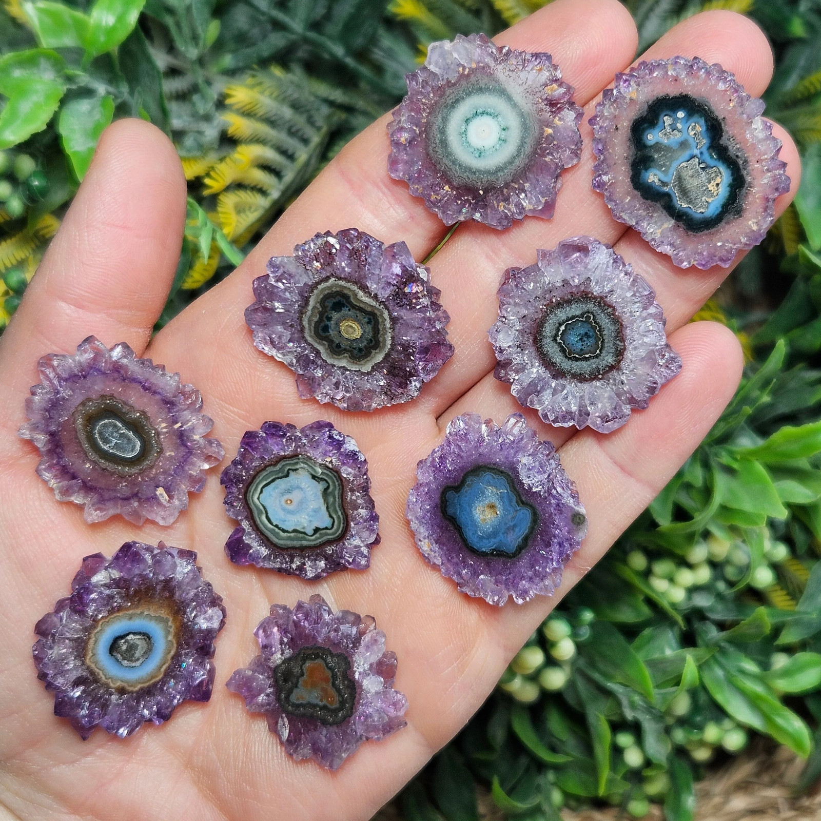 Amethyst Stalactite Slice