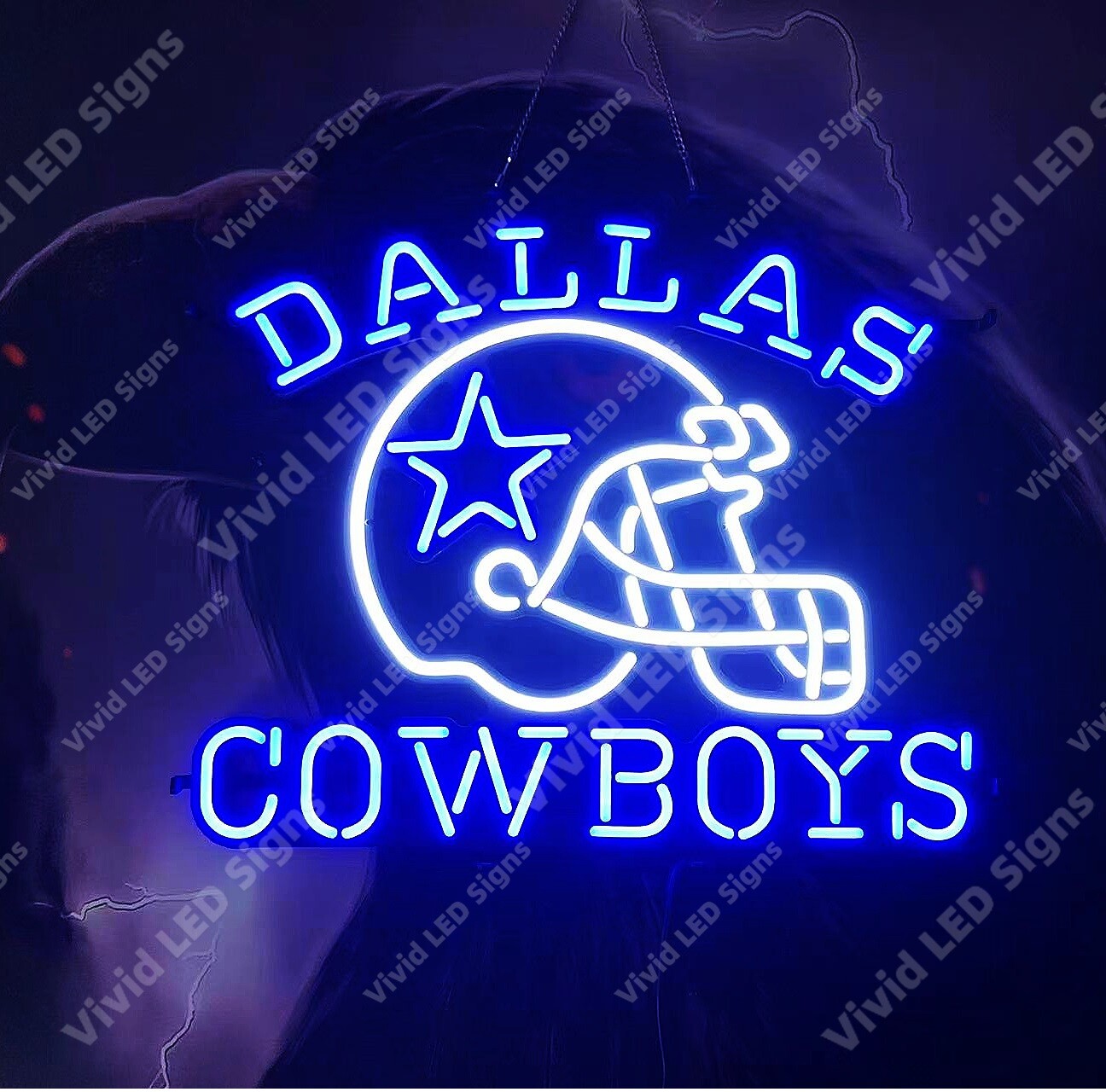 Dallas Cowboys Helmet Texas 24