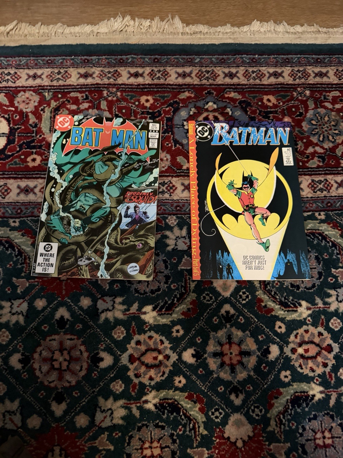 lot 2 vintage Batman comics 