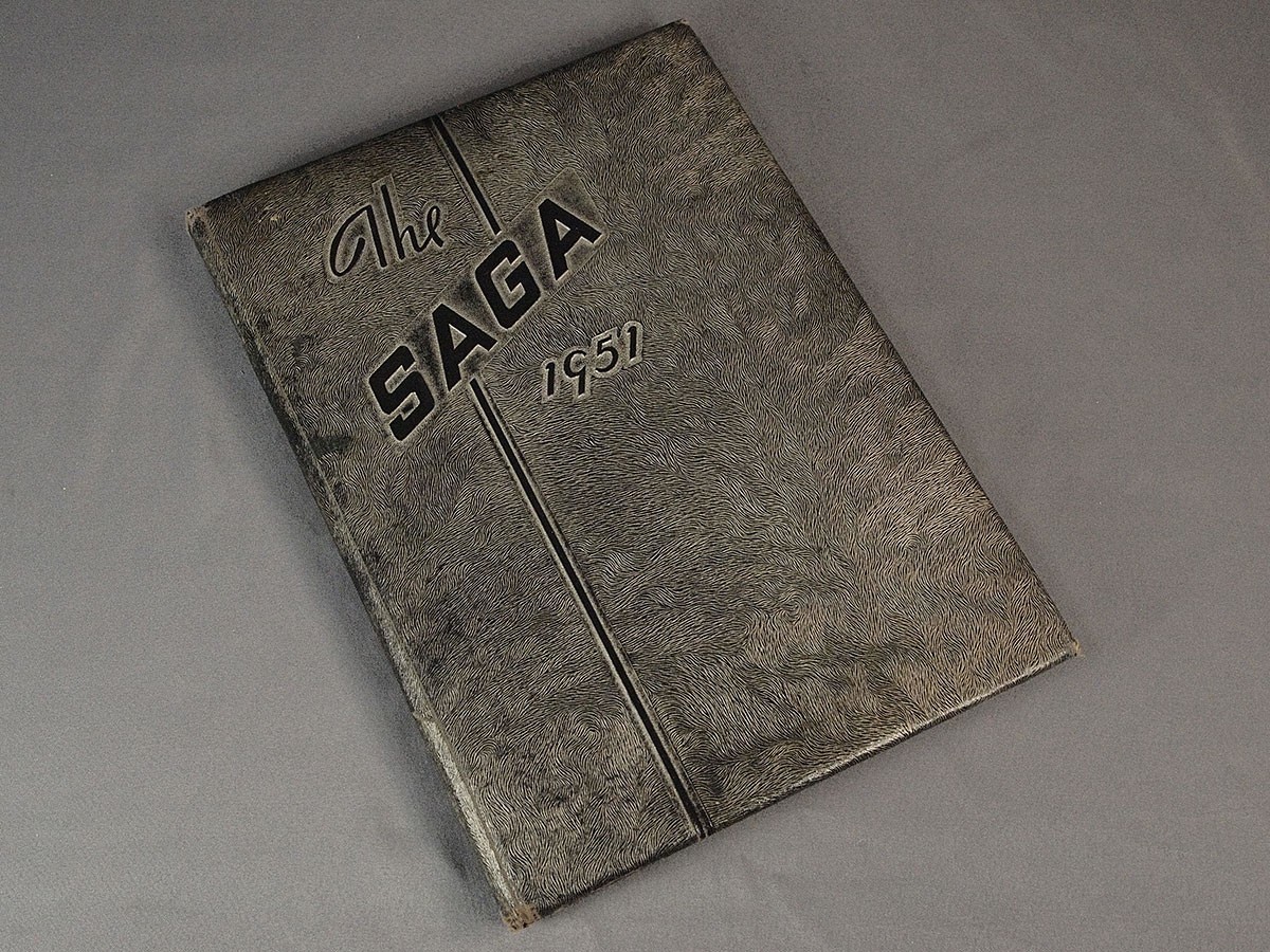 1951 Saga Yearbook Normandy High School 10-12 Hardcover St. Louis Missouri MO