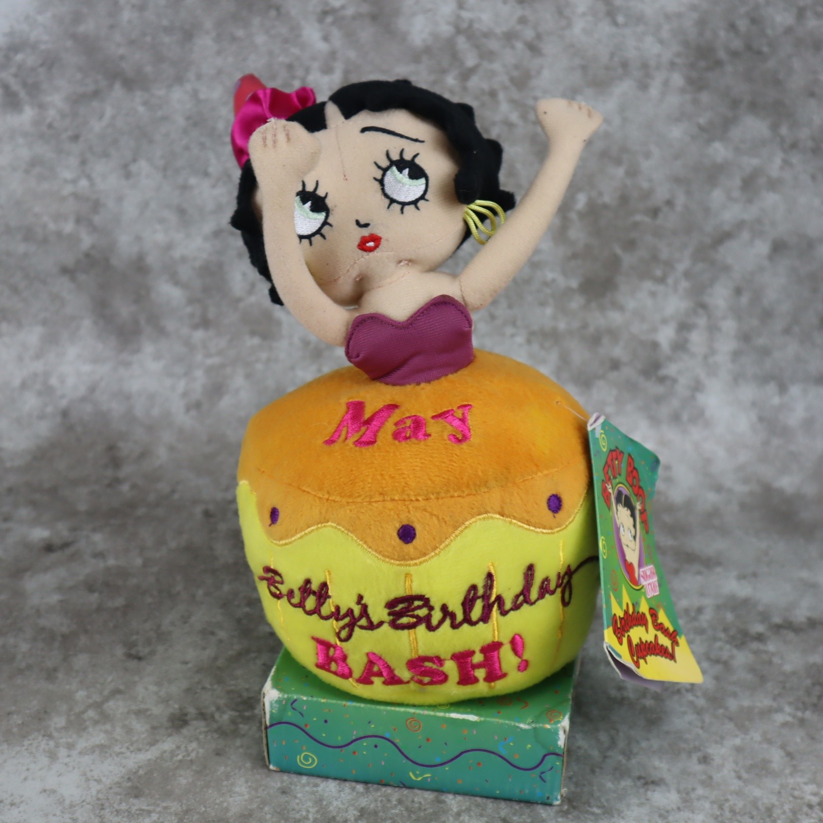 Sugar Loaf Betty Boop Plush Doll Birthday Bash Cupcakes May Fleischer Studios