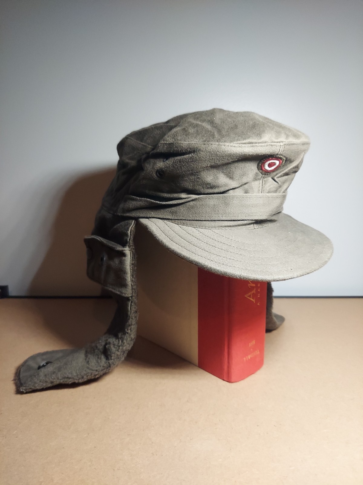 Size 57 Austrian Winter Cap Quilted Fleece Lined Ear Flaps