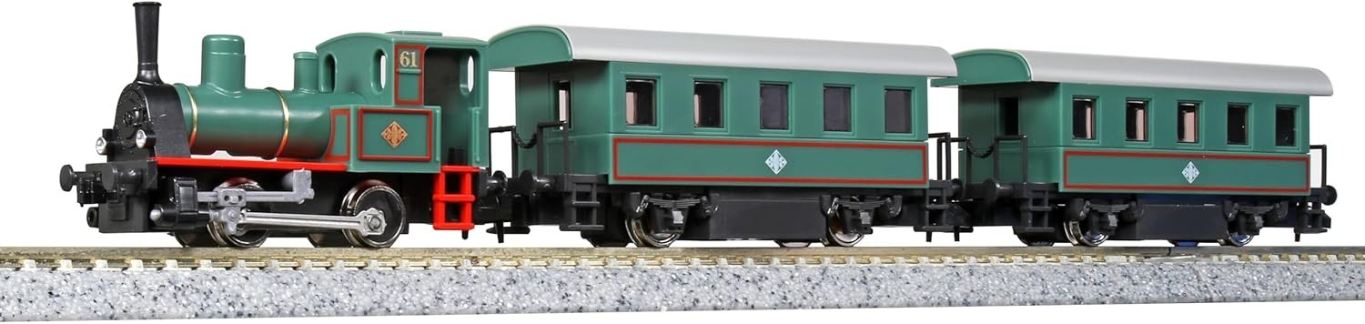 KATO N Gauge Chibi Loco Set Fun Town Steam Locomotive Model Train 10-503-1 NEW