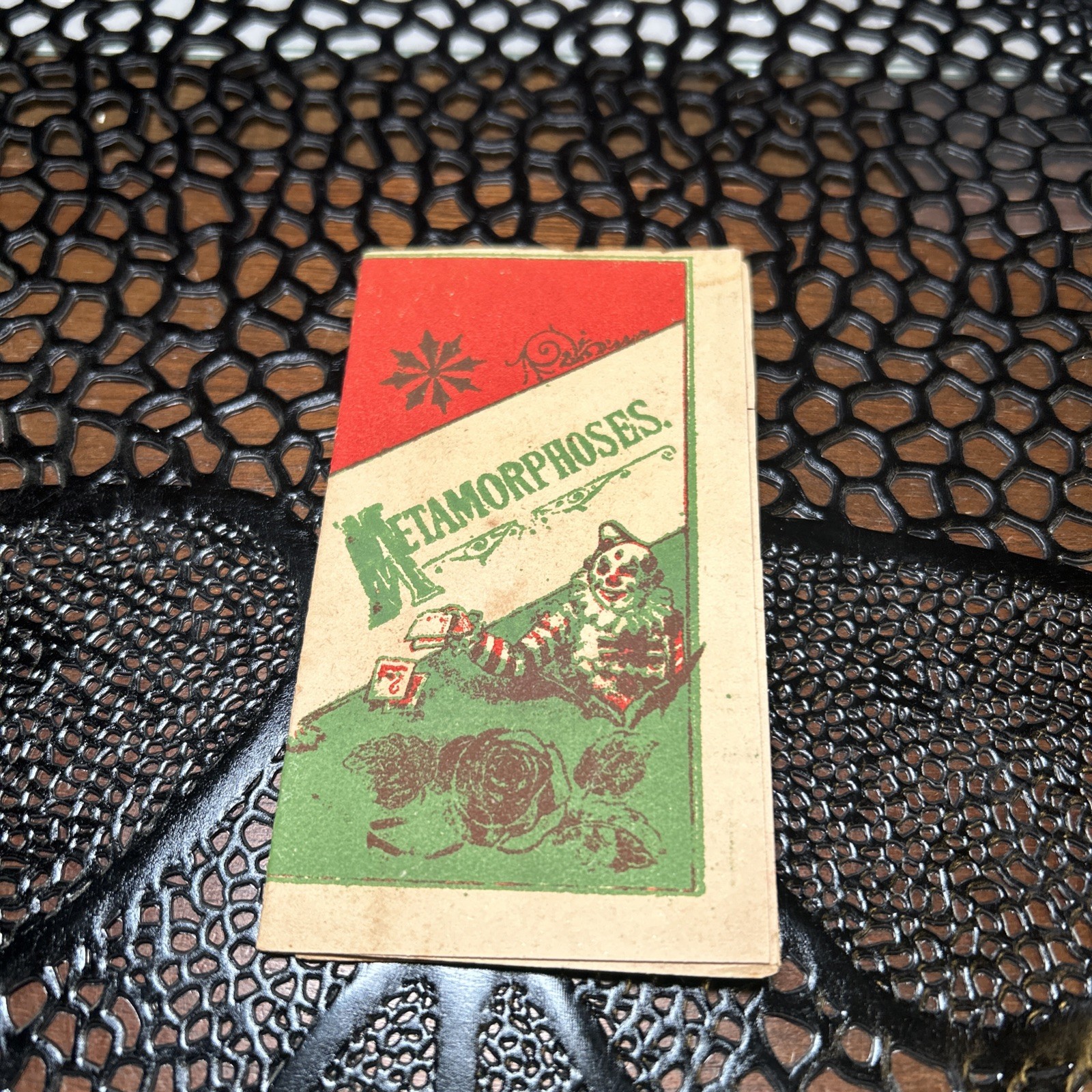 Antique 1800’s METAMORPHOSES paper Game Complete Cond. Very Rare Ephemera