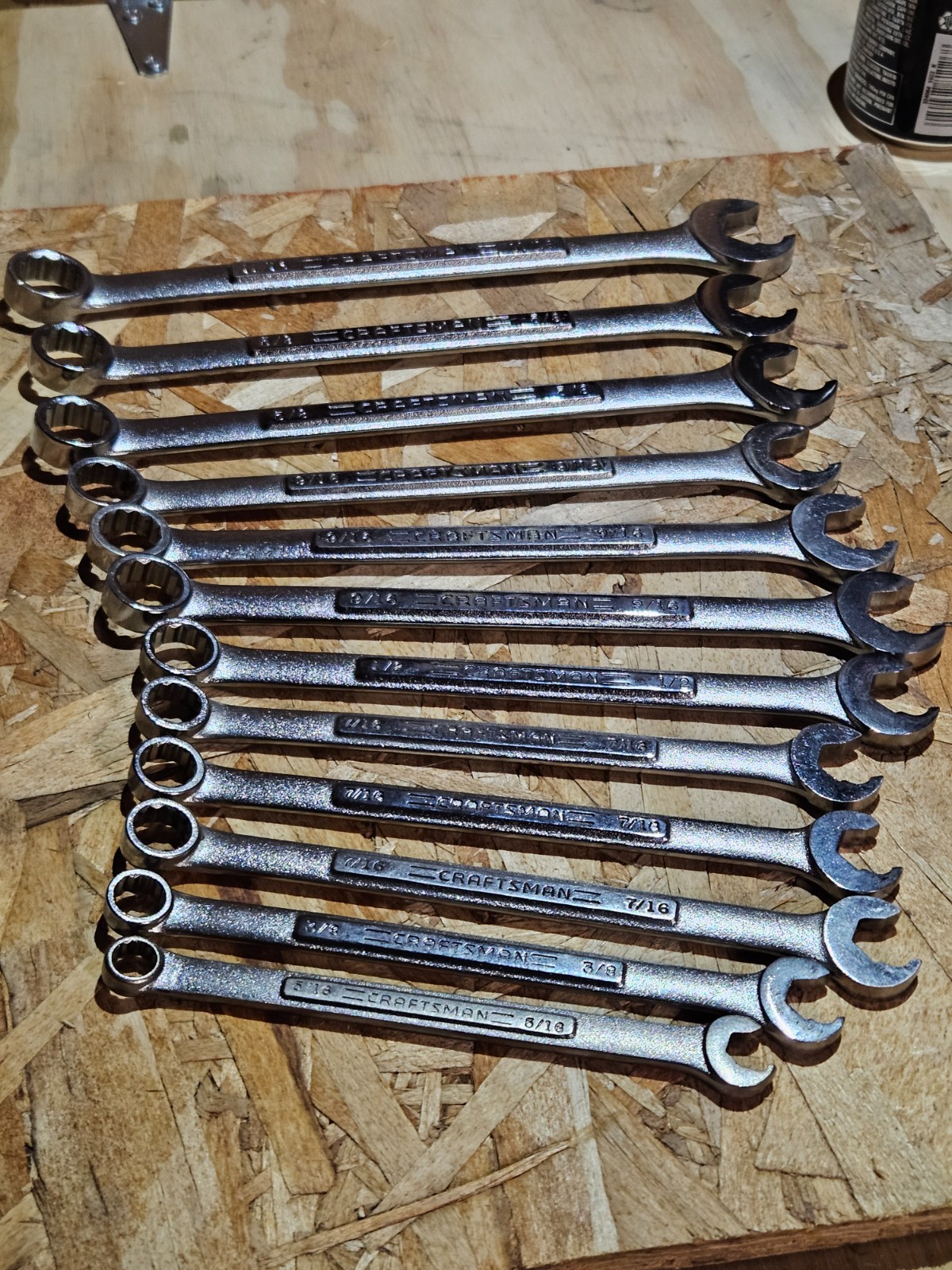 USA -MADE -12- CRAFTSMAN SPEED WRENCHES 11/16\