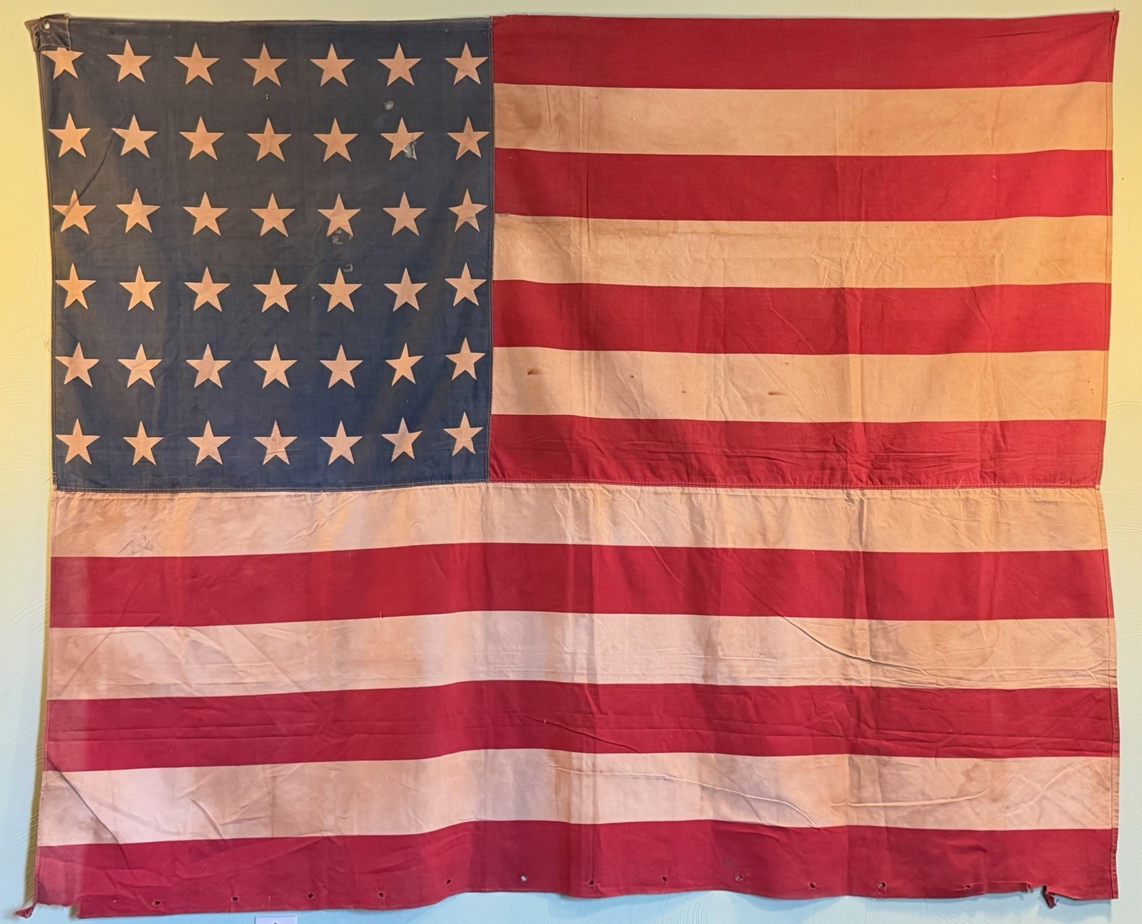 42 Star American Flag, dated from Nov 1889 - July 1890 (72 42 Star American Flag, dated from Nov 1889 - July 1890 (72