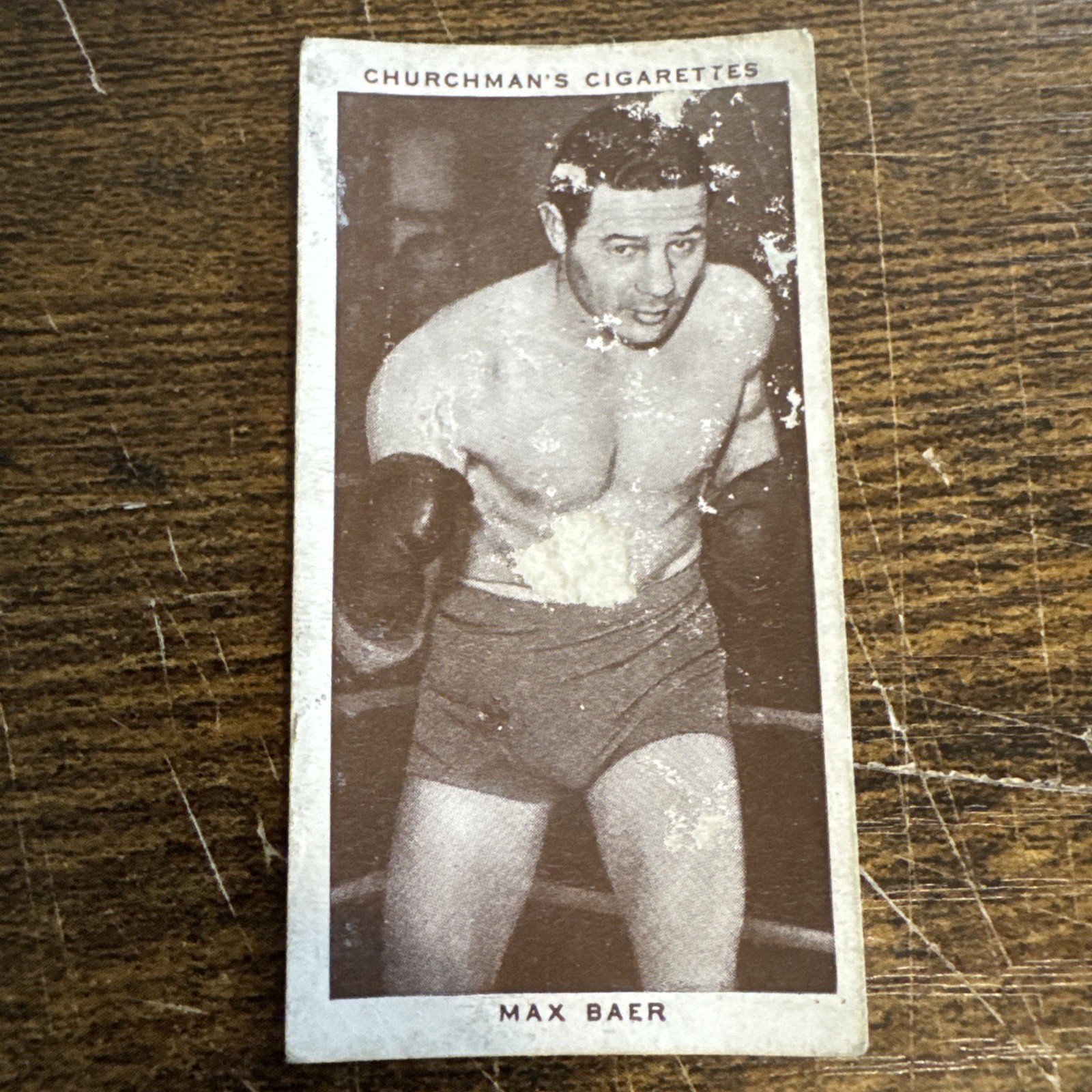 1938 Churchman's Boxing Personalities - Max Baer #3 (3)
