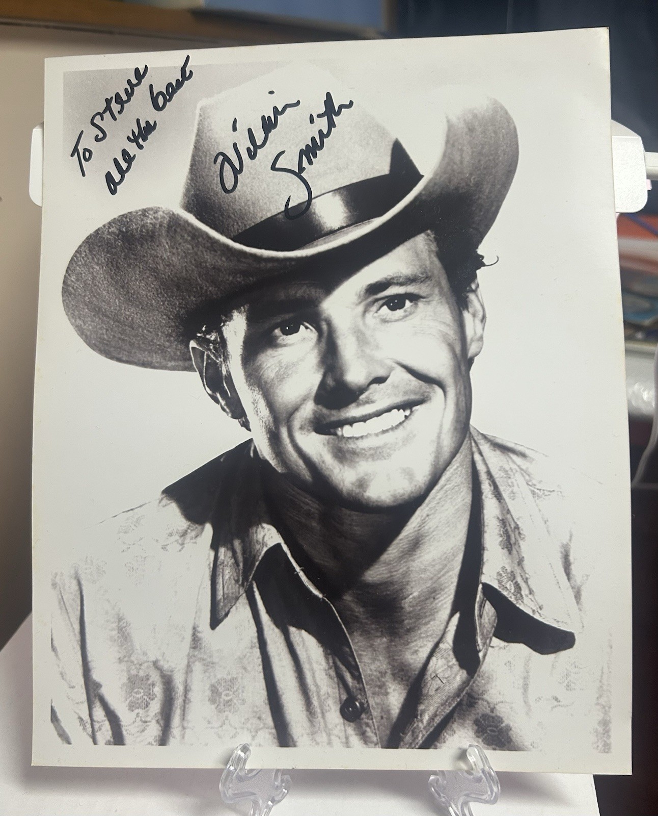 🔥Rare William Smith signed 8x10 Photograph Western TV Series \ 🔥Rare William Smith signed 8x10 Photograph Western TV Series \