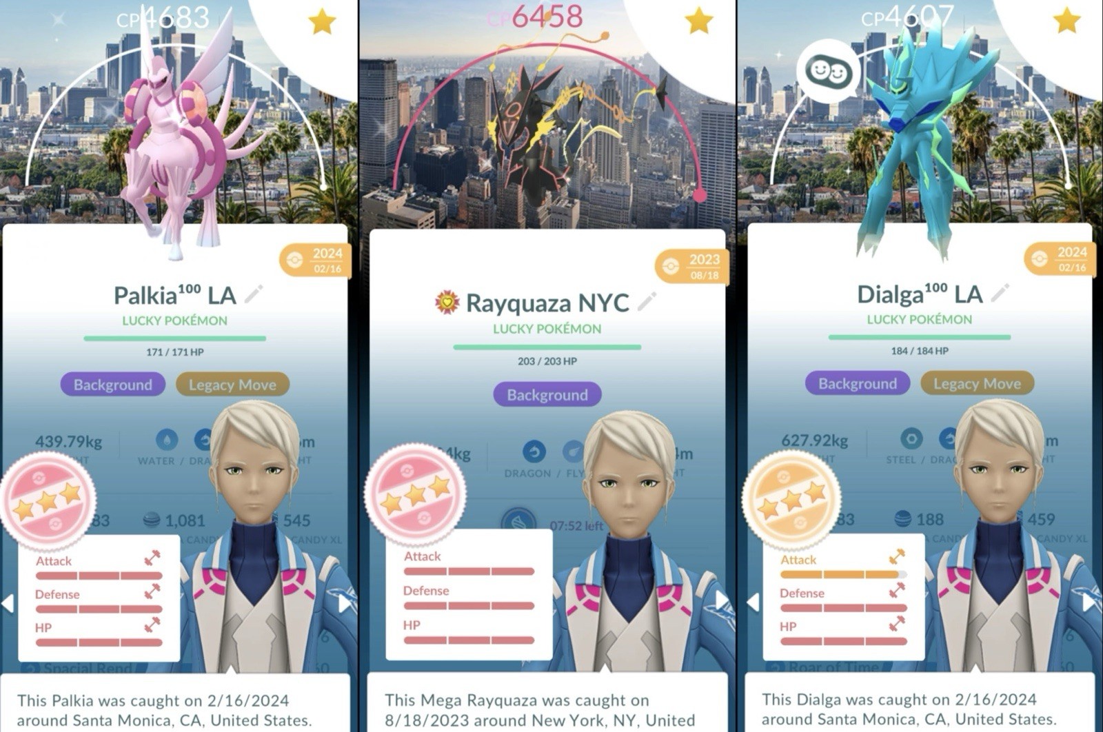 Pokémon GO Lv71 Acct w✨Shundo New York🗽BG Rayquazza Pokémon GO Lv71 Acct w✨Shundo New York🗽BG Rayquazza