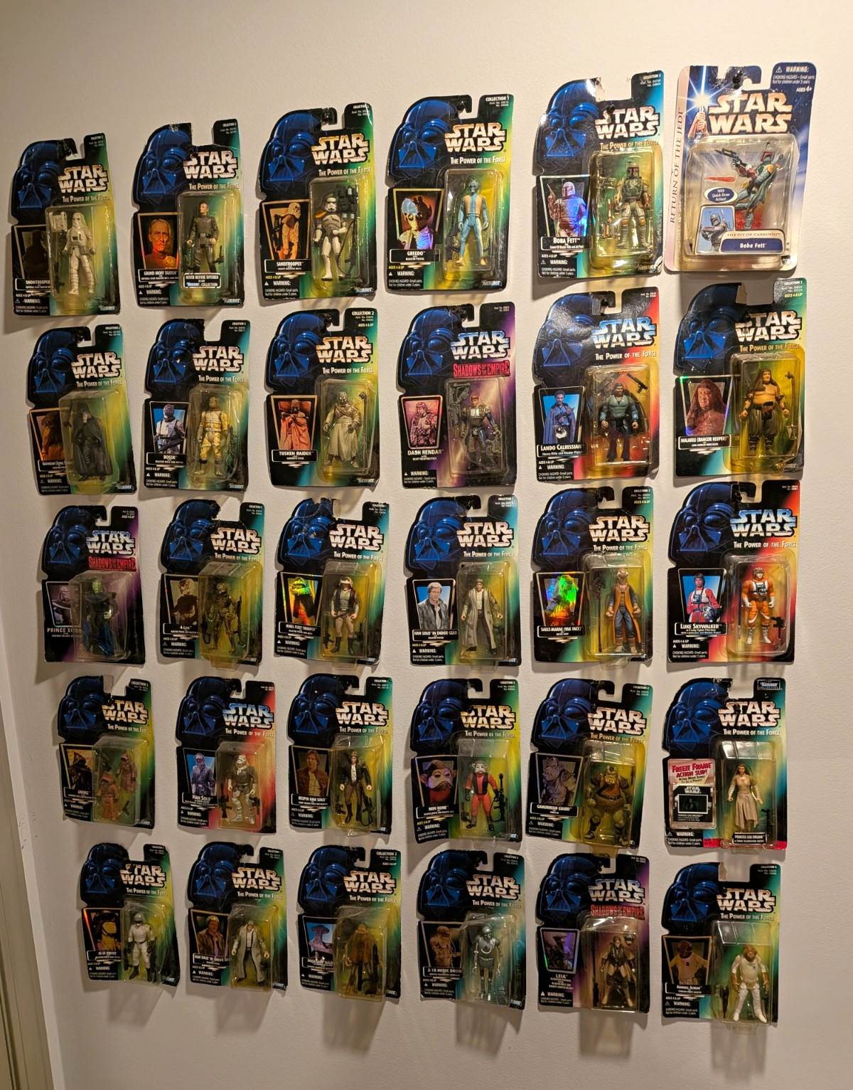 Hasbro Star Wars Power of the Force 2 Carded Action Figure Lot Hasbro Star Wars Power of the Force 2 Carded Action Figure Lot