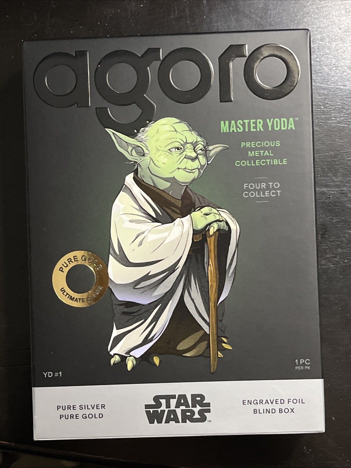 2026 Agoro Yoda Blind Box 5g Gold Chase 💥Sealed💥 2026 Agoro Yoda Blind Box 5g Gold Chase 💥Sealed💥