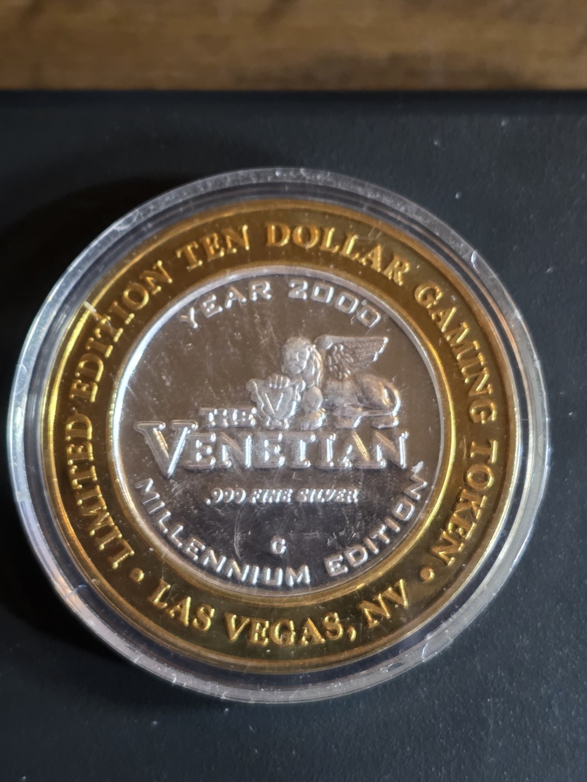 2000 Venetian Rialto Bridge $10 Silver Strike .999 Fine Silver Millennium