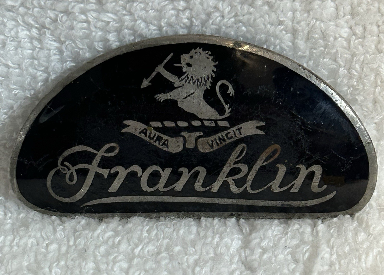 Authentic, Original, 1923-24 FRANKLIN Automobile Badge/Emblem SUPER RARE ITEM Authentic, Original, 1923-24 FRANKLIN Automobile Badge/Emblem SUPER RARE ITEM
