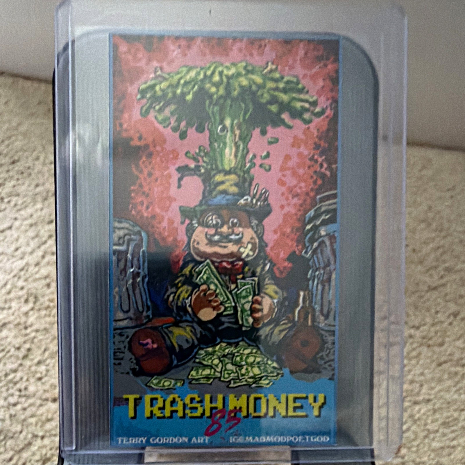 Garbage Pail Kids Topps Trashy Money #83 Terry Gordon Artist Autograph Card Garbage Pail Kids Topps Trashy Money #83 Terry Gordon Artist Autograph Card