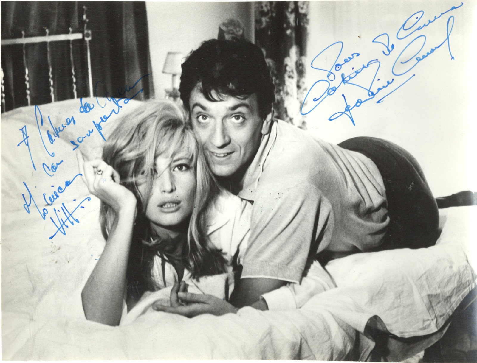 ACTORS MONICA VITTI & JEAN-PIERRE CASSEL \ ACTORS MONICA VITTI & JEAN-PIERRE CASSEL \