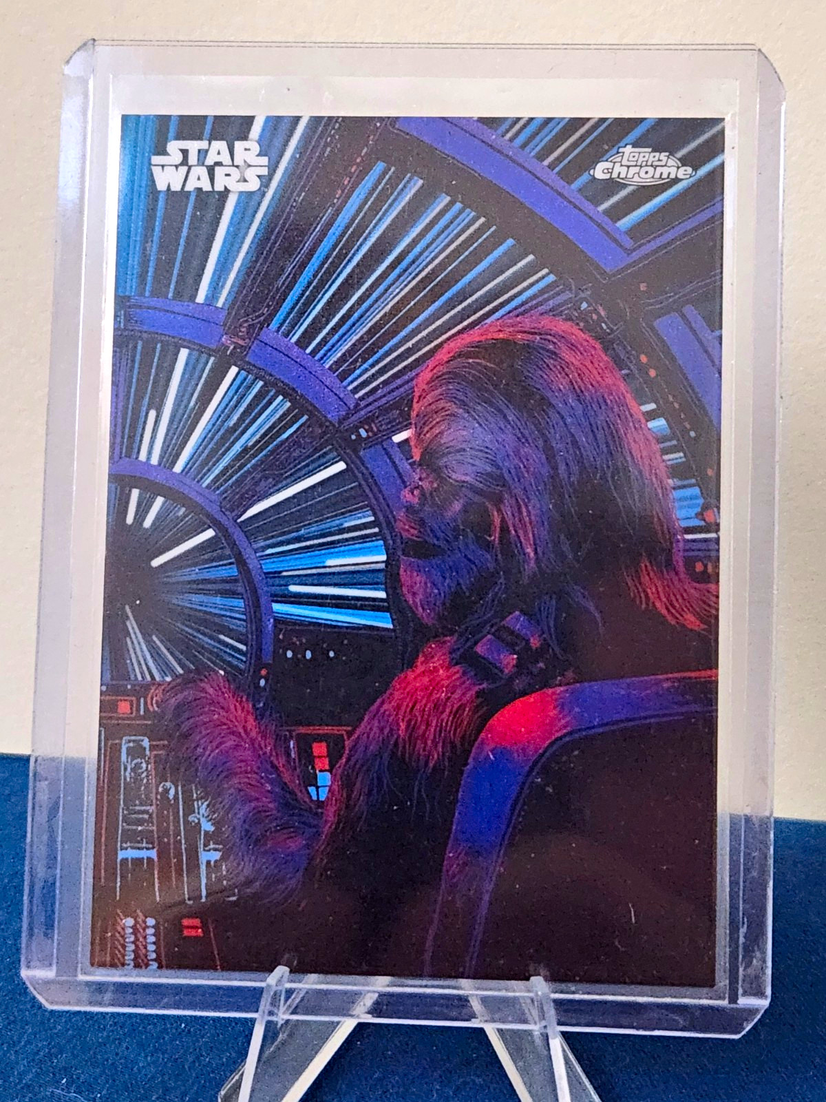 2025 Topps Chrome Star Wars Chewbacca #KL-6 Kyber Light Card SSP Case Hit 2025 Topps Chrome Star Wars Chewbacca #KL-6 Kyber Light Card SSP Case Hit