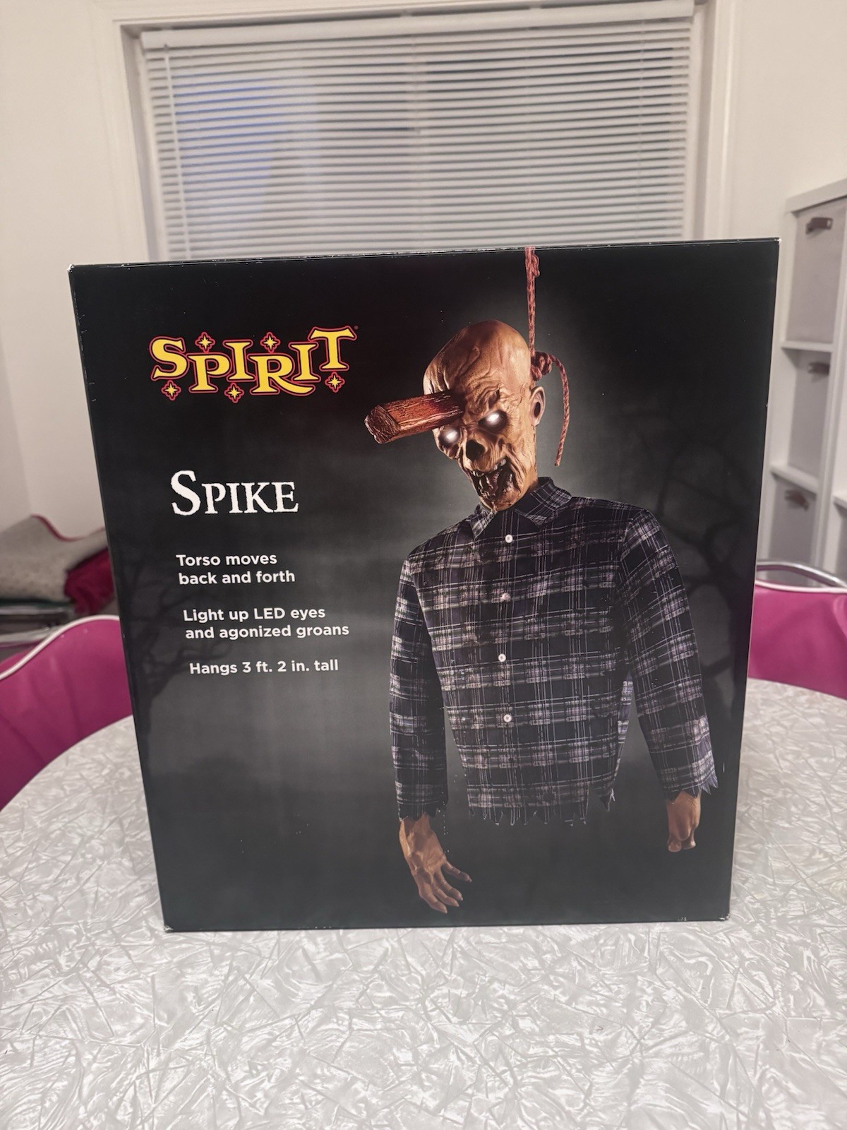 Spirit Halloween 2022 Spike Zombie Animatronic Prop NEW IN BOX RARE SOLD OUT