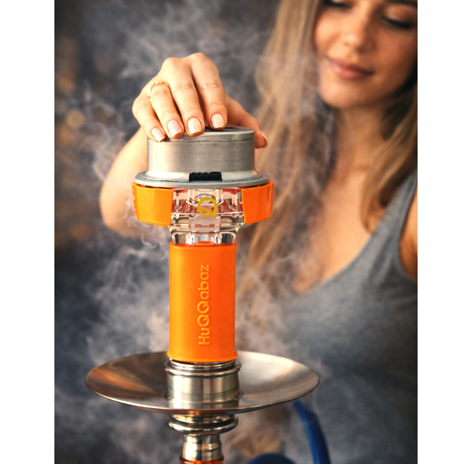HuQQabaz Orange Hookah HMD Heat Management Box HuQQabaz Orange Hookah HMD Heat Management Box