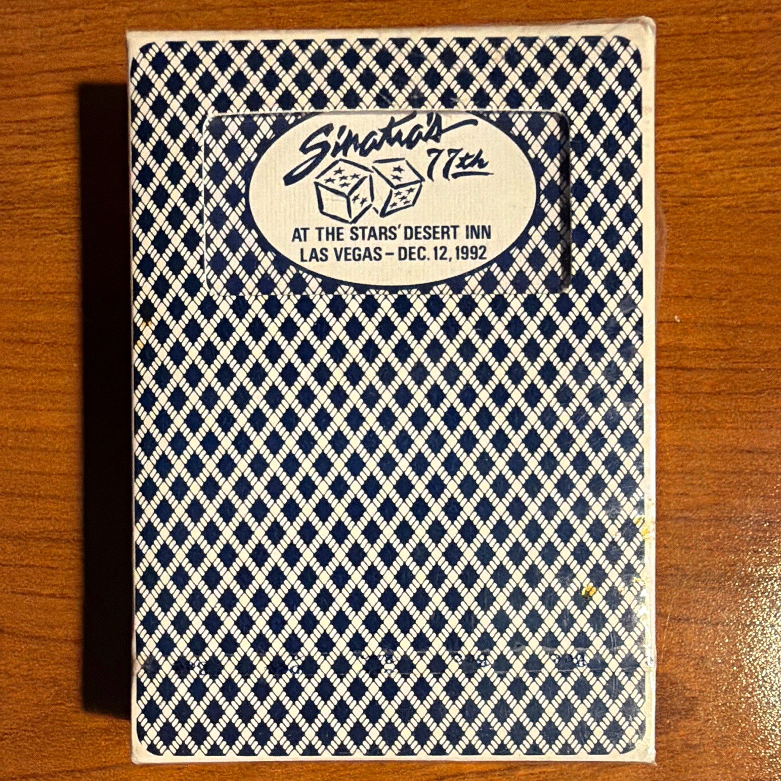 Vintage 1992 Desert Inn Las Vegas Playing Cards - Frank Sinatra 77th Birthday Vintage 1992 Desert Inn Las Vegas Playing Cards - Frank Sinatra 77th Birthday