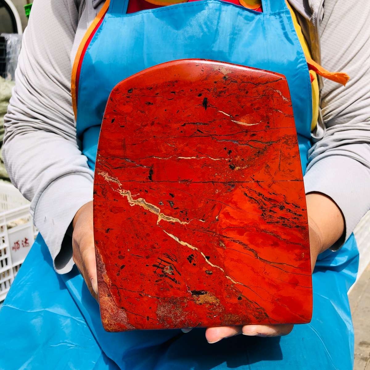 11.5LB TOP Natural Red jasper Quartz Crystal mineral specimen Healing Decoration