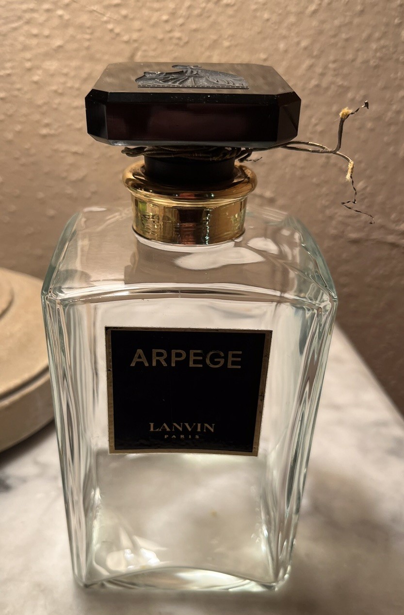 Empty Vintage Lanvin Store Display Perfume Factice 6.5” Empty Vintage Lanvin Store Display Perfume Factice 6.5”