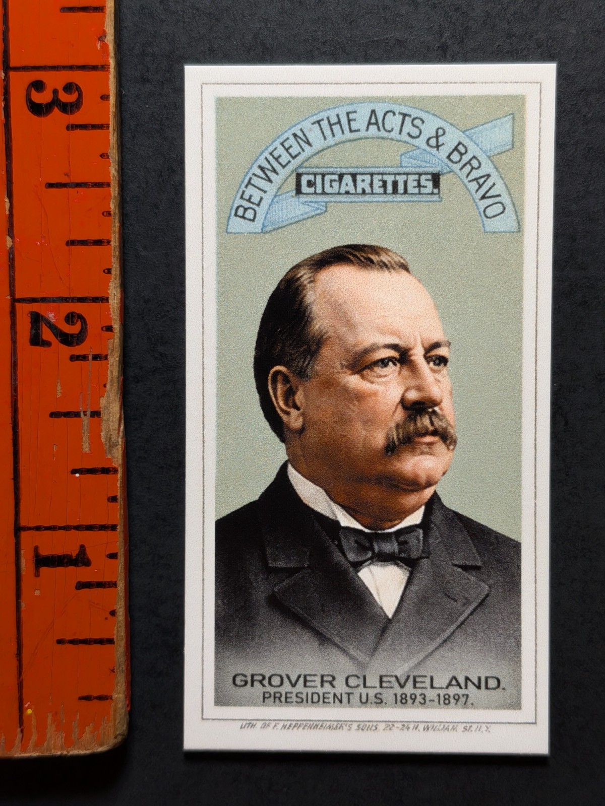 Grover Cleveland US Presidents Between the Acts REPRINT Card (NM)