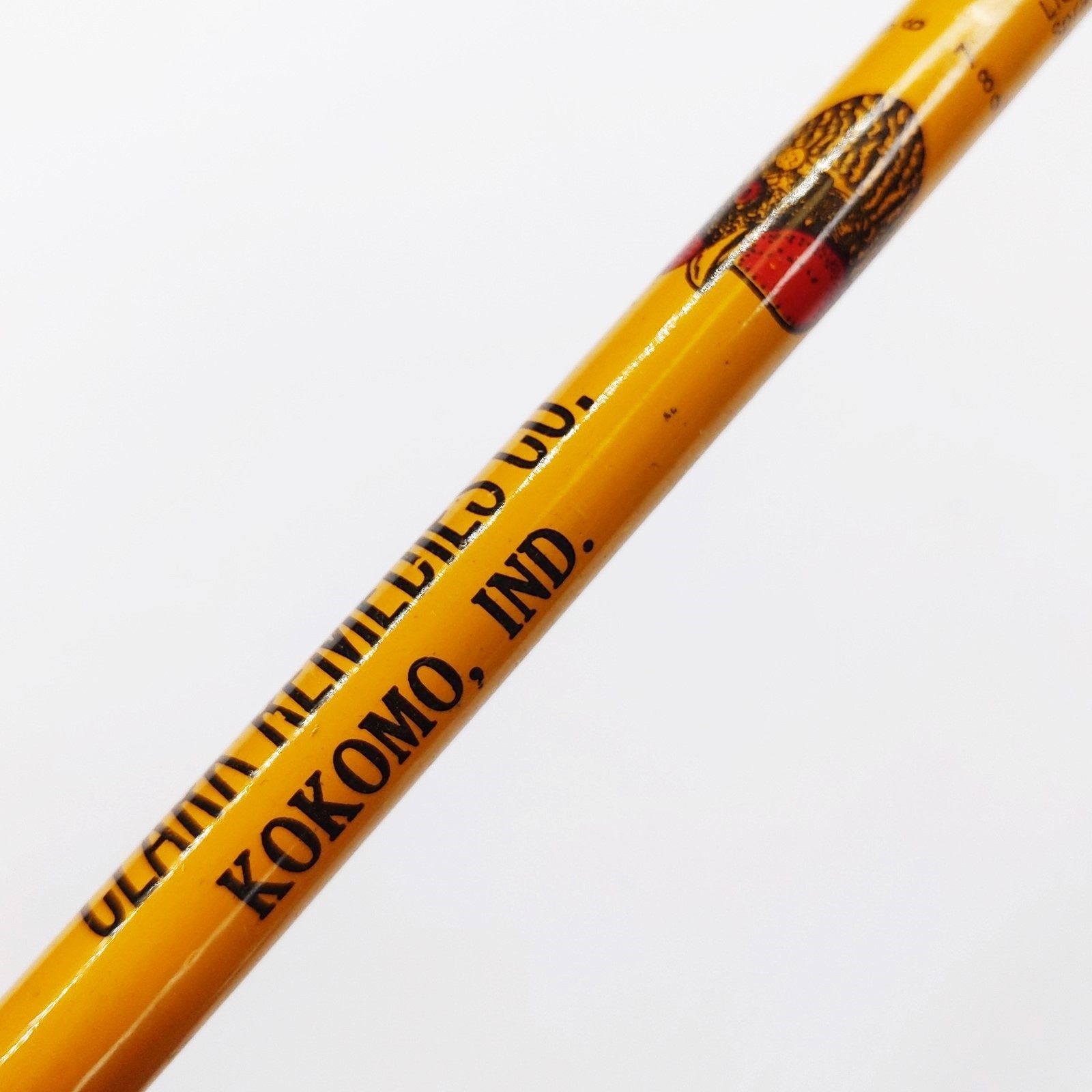 c1940s Kokomo, Indiana Clark Remedies Jumbo Advertising Pencil Chicken Drugs G2