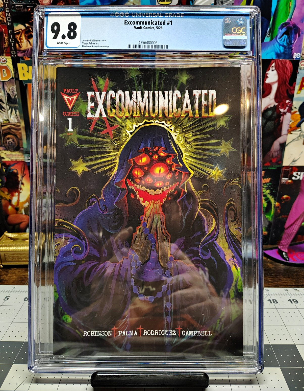 Excommunicated #1 CGC 9.8 Vault Comics 2026 Horror Comic Book