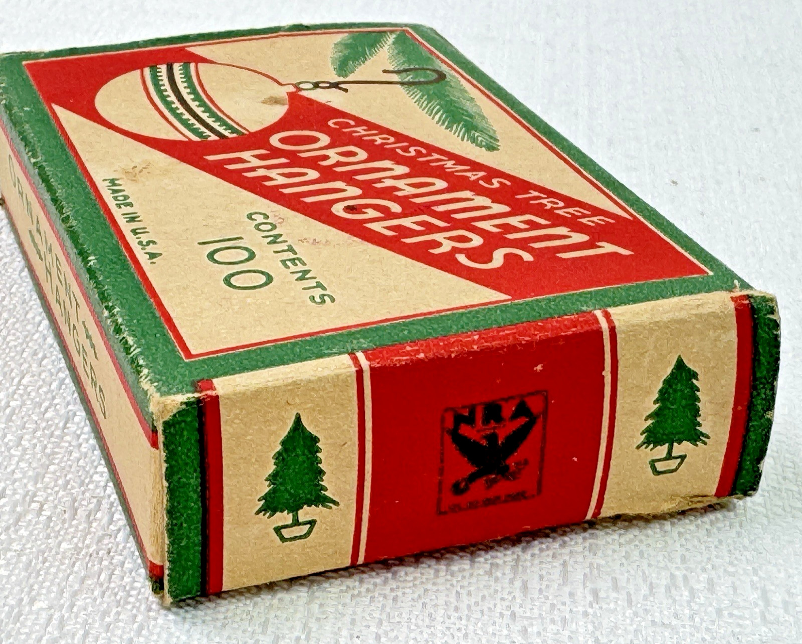 National Recovery Act We Do Our Part Cardboard Box Ornament Hangers 1933-1934 National Recovery Act We Do Our Part Cardboard Box Ornament Hangers 1933-1934