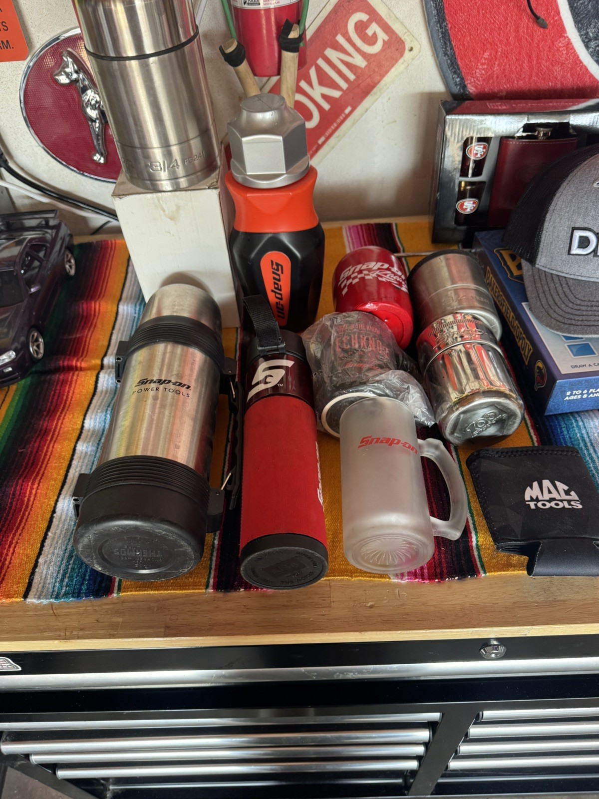 Lot Of SNAP ON TOOLS MUGS, CUP, THERMOS Q85 Lot Of SNAP ON TOOLS MUGS, CUP, THERMOS Q85