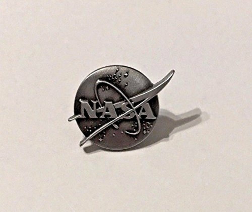 NASA Vector Antique Silver Lapel Pin NASA Vector Antique Silver Lapel Pin
