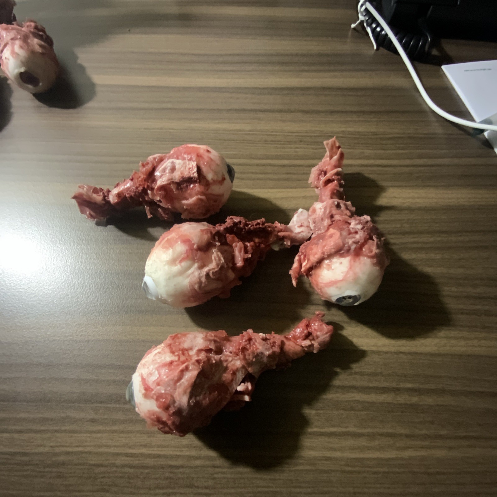 Qty 4) Realistic Human Eye Props. Sold As A Set. Silicone Rubber. Qty 4) Realistic Human Eye Props. Sold As A Set. Silicone Rubber.