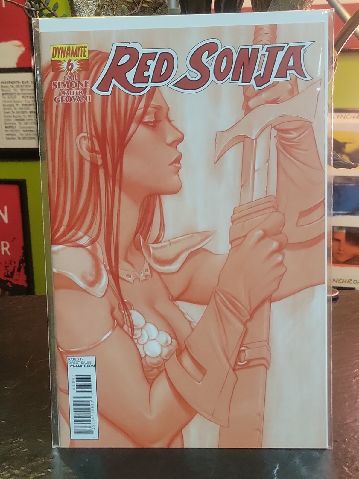 Red Sonja #6 Jenny Frison Blood Red Variant Dynamite 2013 Ltd 50 Copies NM Red Sonja #6 Jenny Frison Blood Red Variant Dynamite 2013 Ltd 50 Copies NM