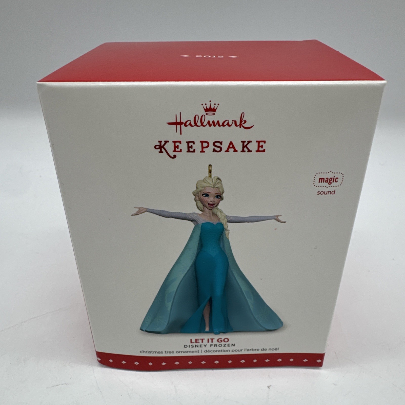 Hallmark Keepsake Disney Frozen Let It Go Elsa Ornament w/Sound New 2015