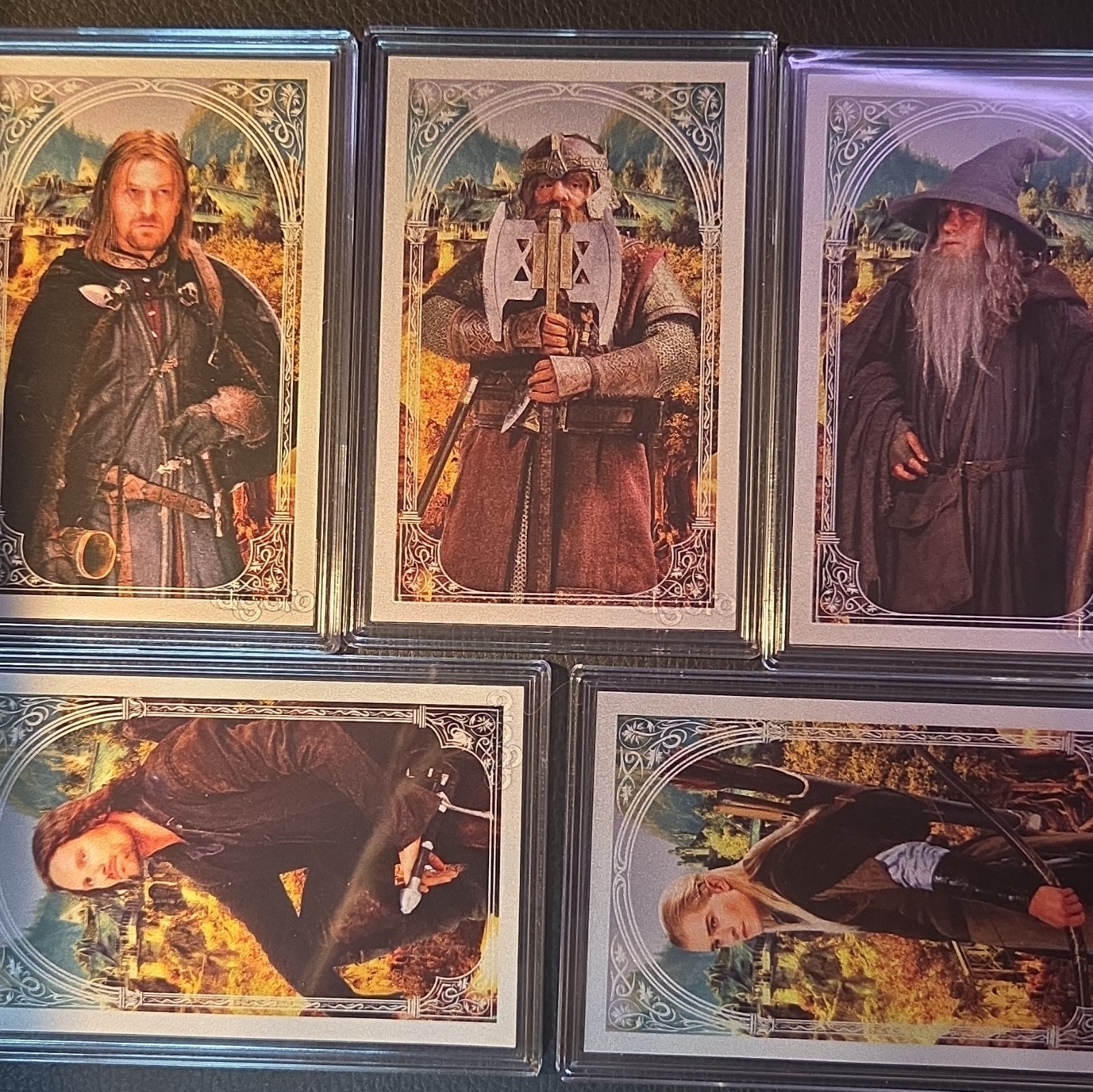 Agoro Lord of the Rings T1 Set All Characters 5g .999 Silver Collectable