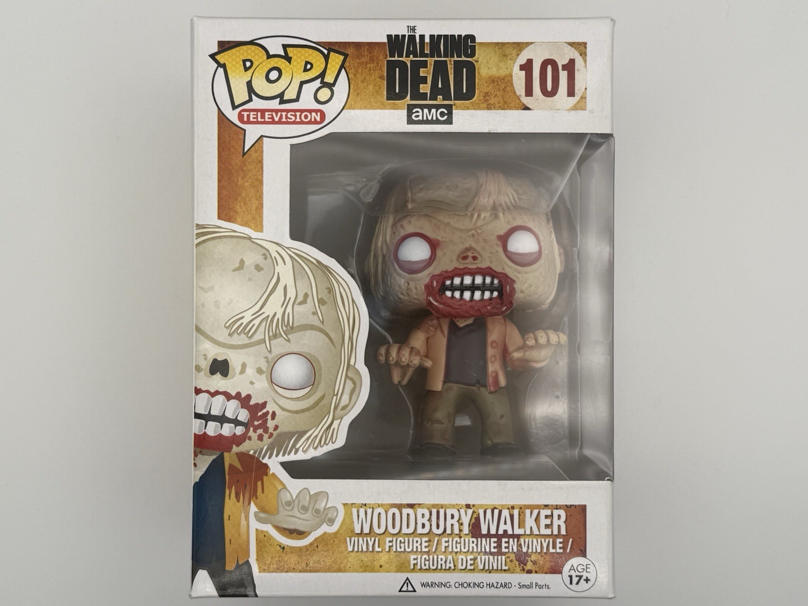Funko Pop TV #101: The Walking Dead-Woodbury Walker *DAMAGED*