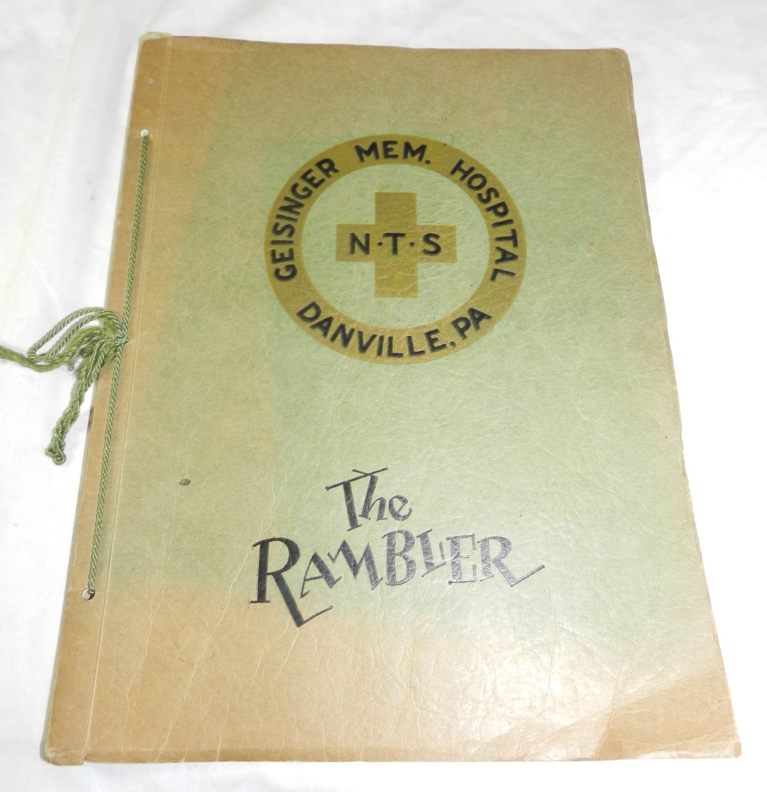 Vintage 1927 The Rambler Yearbook - Nurses' Training School -George F. Geisinger