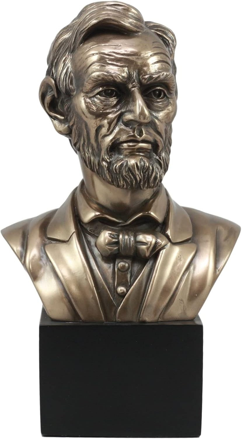 Ebros United States of America 16Th President Abraham Lincoln Bust Statue 9.25 Ebros United States of America 16Th President Abraham Lincoln Bust Statue 9.25