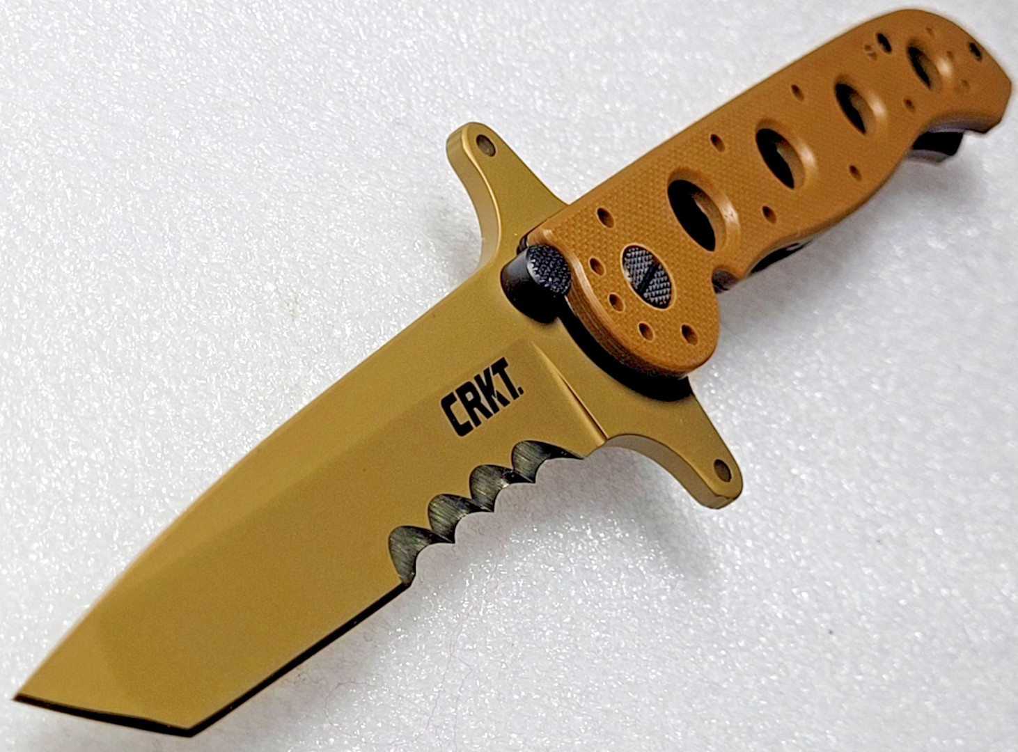 CRKT M16-13DSFG Knife w/Desert Tan G-10 Scales &3.5 CRKT M16-13DSFG Knife w/Desert Tan G-10 Scales &3.5