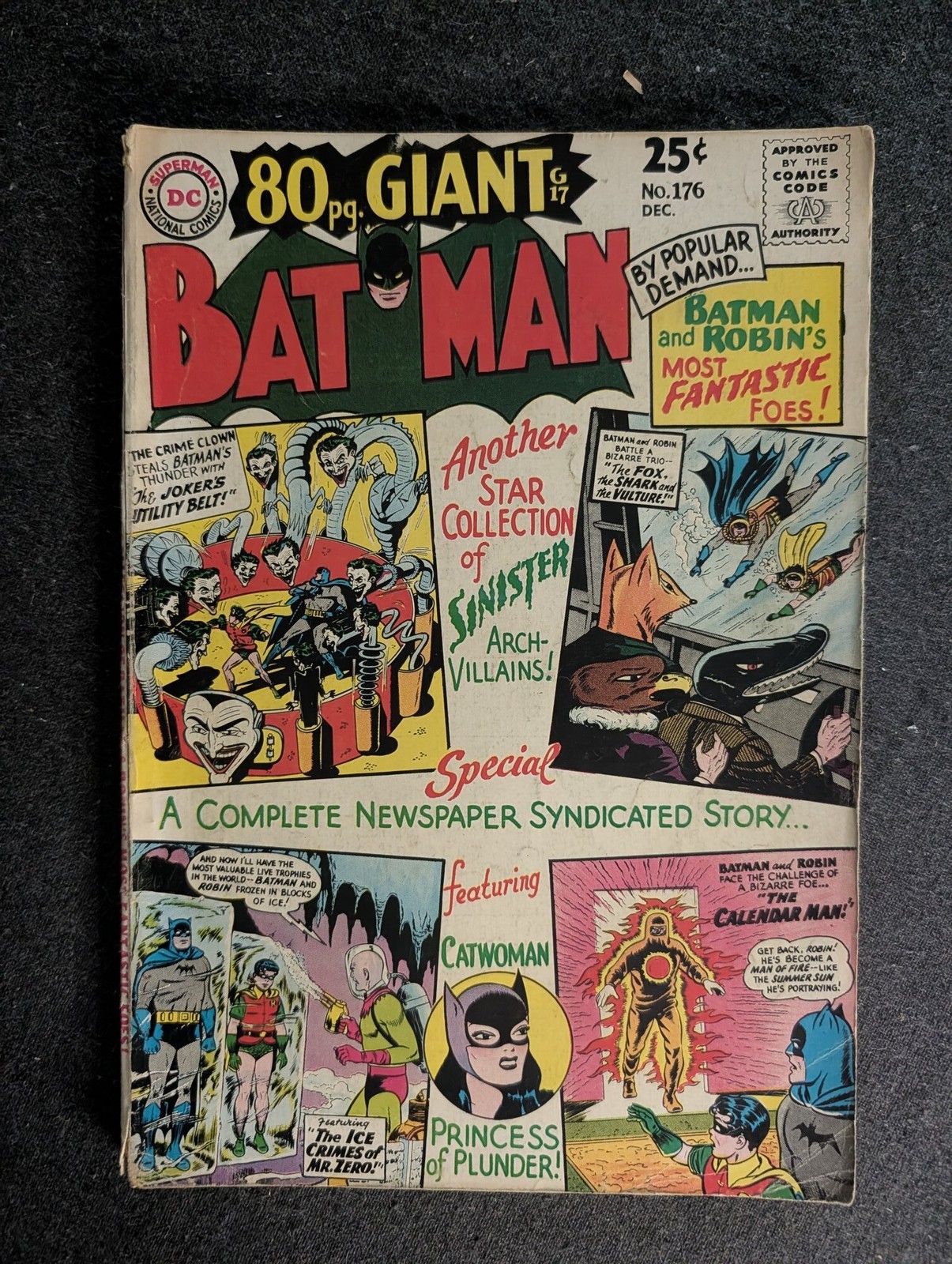 Batman #176 (DC Comics 1965) VG approx 4.0