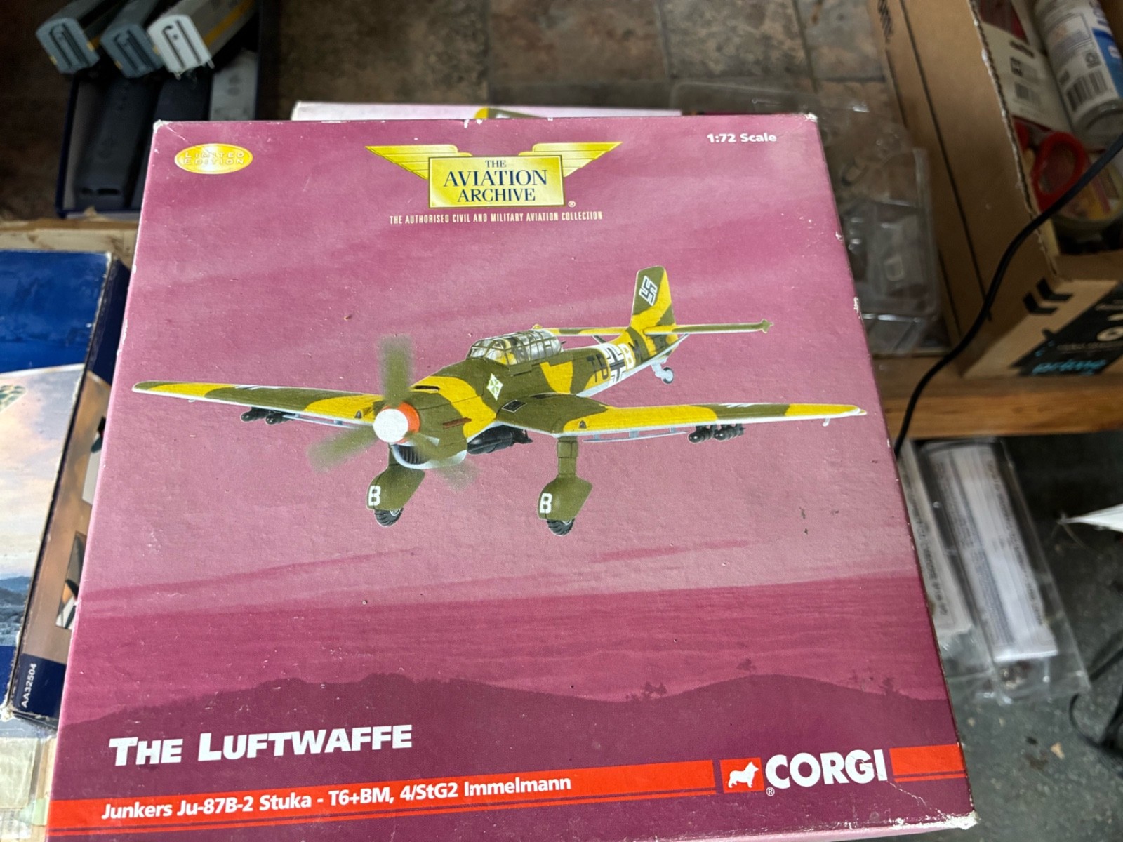 1/72  Corgi Junkers Stuka selling as used read discription
