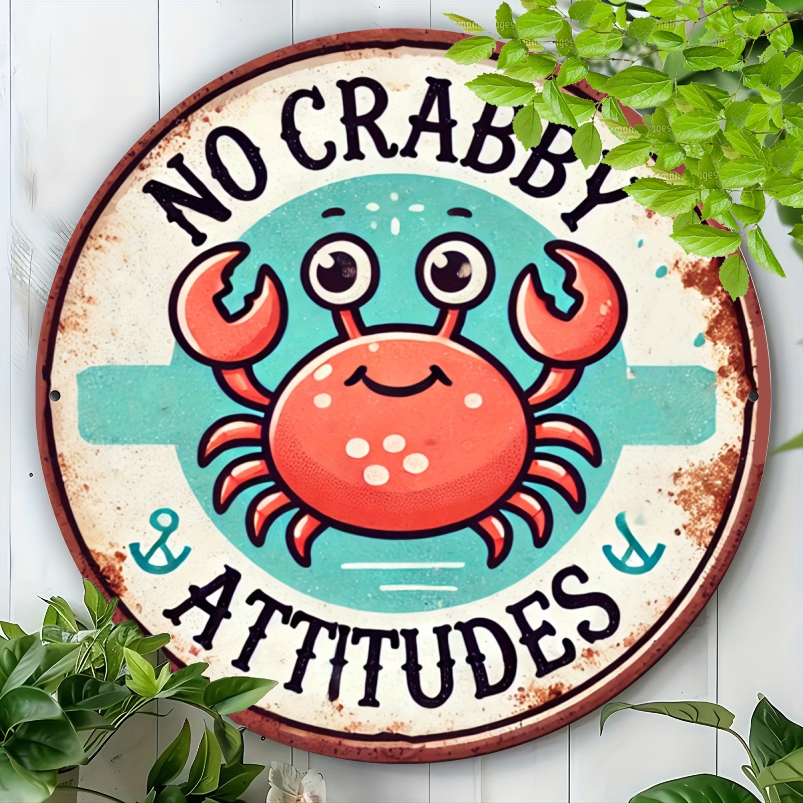 Tin Metal Signs Home Décor 8x8 Inch Aluminum Rustic \