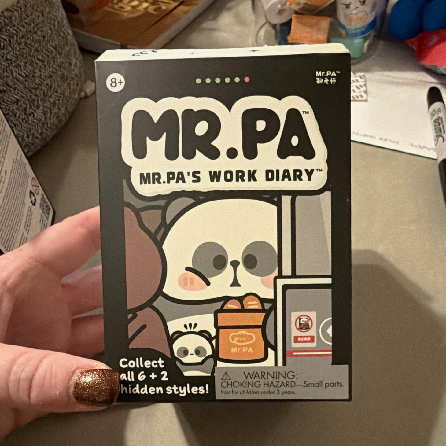 ToyCity MR.PA Mr.PA's Work Diary Blind Box Figure, Plastic, Opened ToyCity MR.PA Mr.PA's Work Diary Blind Box Figure, Plastic, Opened