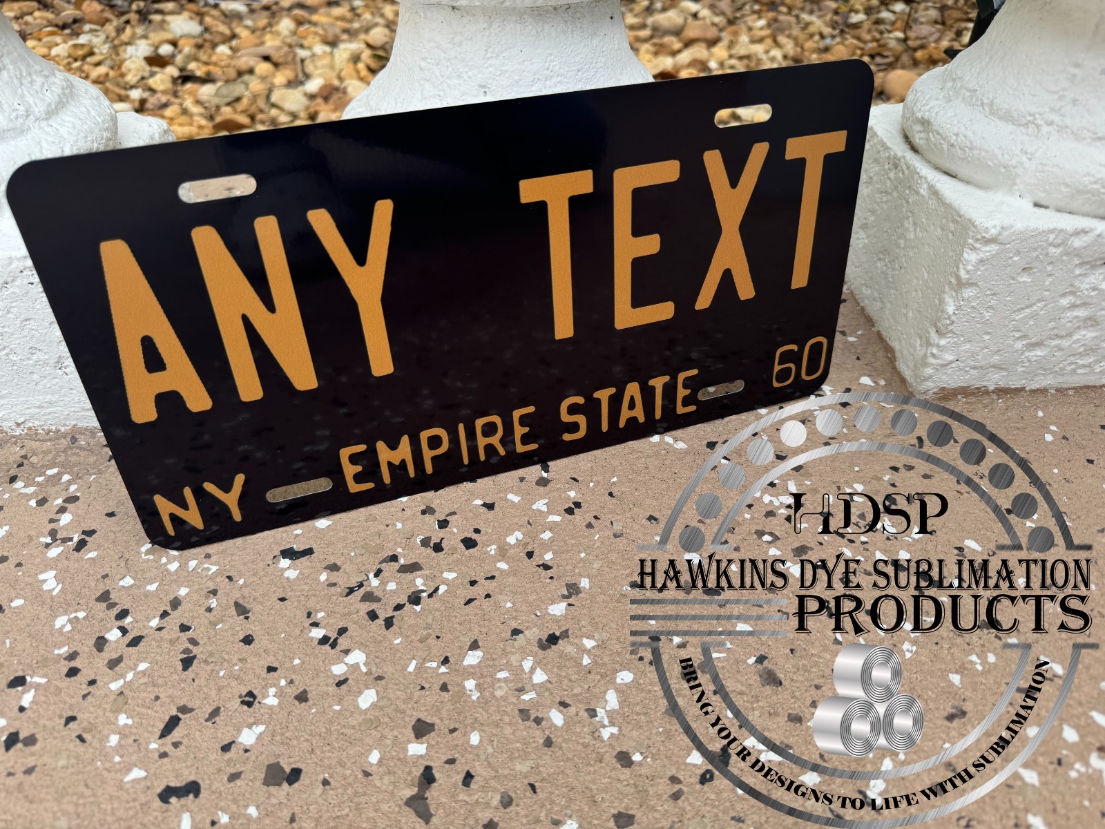 1950s–1960s New York City License Plate Replica | Custom Text Aluminum Tag