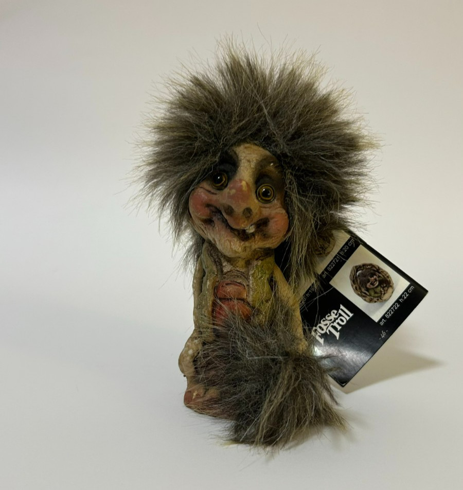 Fosse Troll Norway Figurine Art 82212 12.2cm Handmade Style Collectible Doll