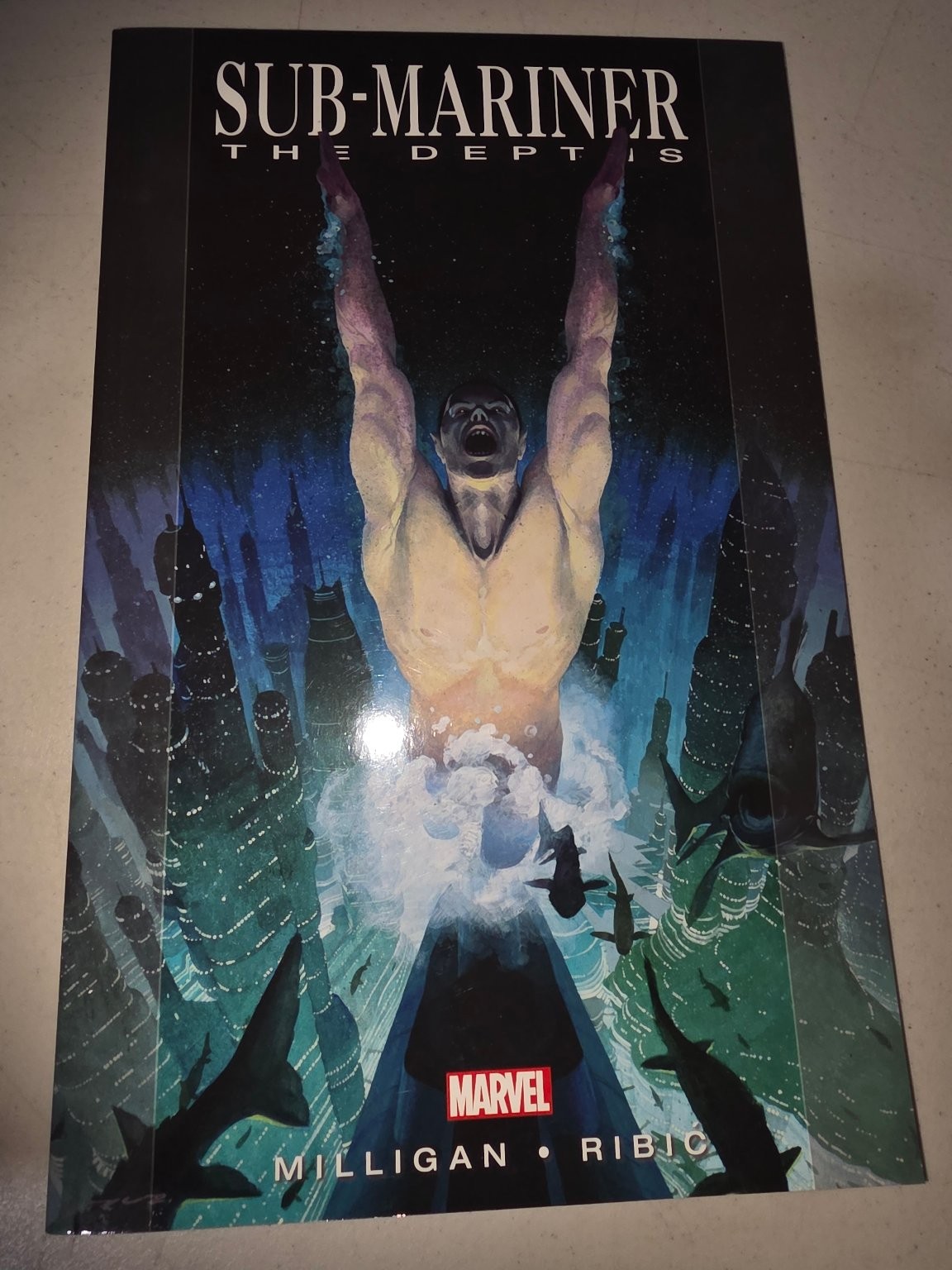 Sub-Mariner The Depths Trade Paperback Marvel Milligan Ribic GN